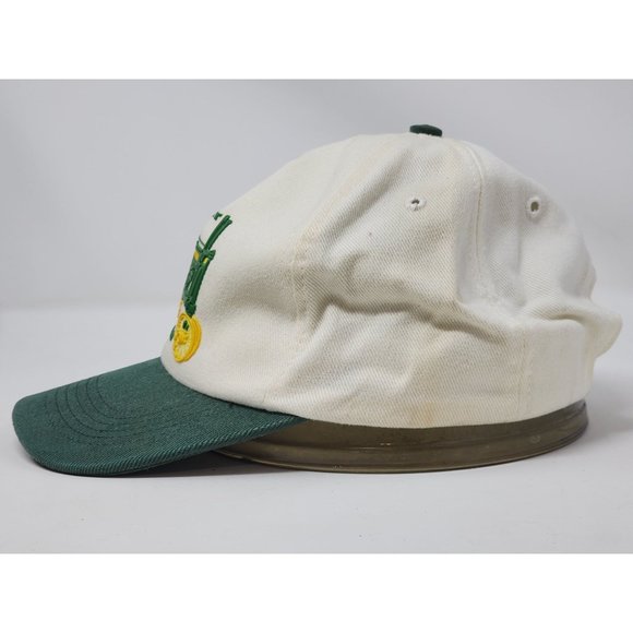 John Deere Roc River Apparel Made In The USA Snapback Cap Rubber Tractor Emblem - Picture 2 of 7